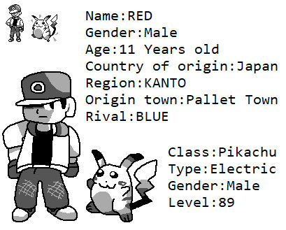Pokemon RED by MrBluePaint on DeviantArt