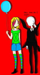 OC: Emmie and Slenderman