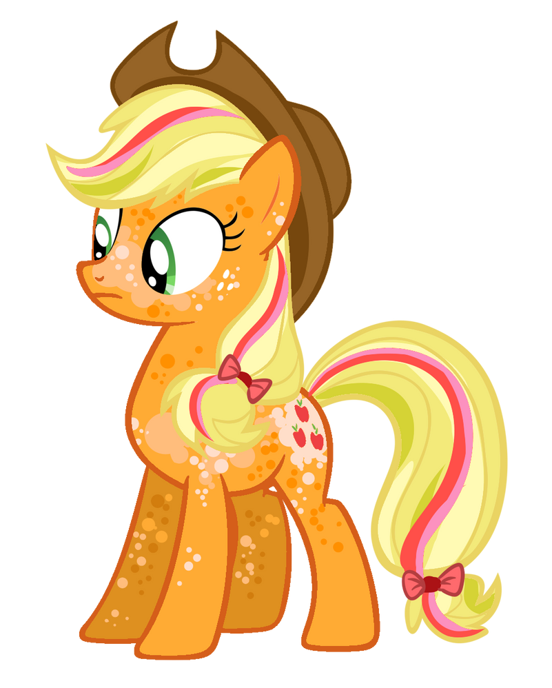 Echo Applejack Redesign by ItsVoids on DeviantArt