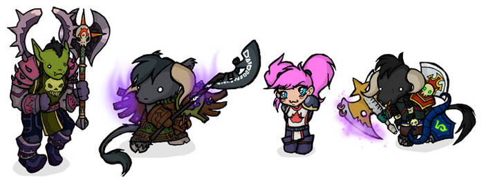 Warcraft Chibis Set6