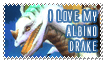 WoW Stamp - Albino Drake by DivineTofu