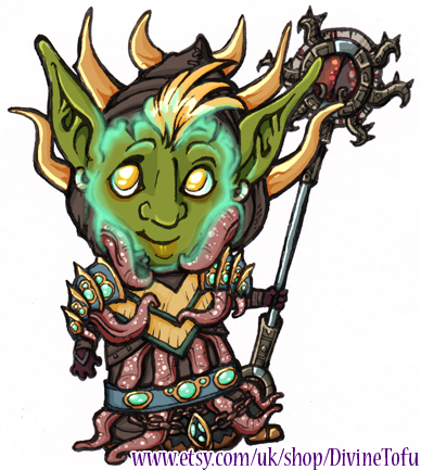 WoW Chibi : Goblin Priest by DivineTofu on DeviantArt