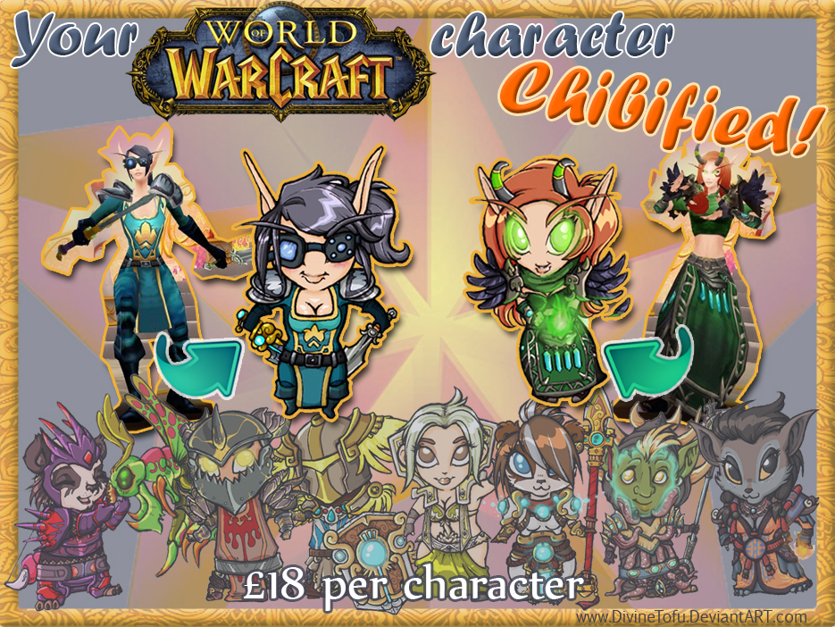 World of Warcraft Chibis by DivineTofu on DeviantArt