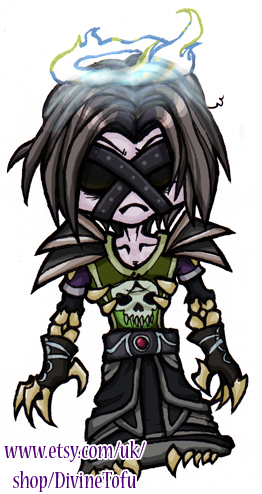 WoW Chibi: Forsaken Priest by DivineTofu on DeviantArt