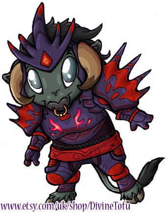 WoW Chibi: Tauren Hunter