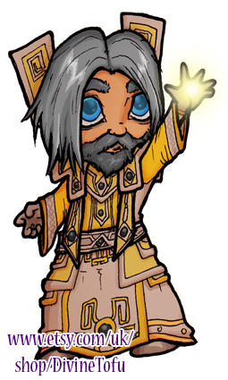 Garaba - WoW Chibi Human Priest by DivineTofu on DeviantArt