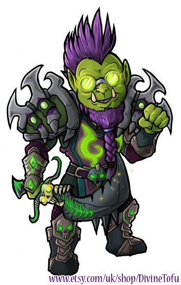 Gorobash - WoW Chibi Orc Death Knight by DivineTofu on DeviantArt