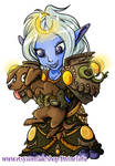 Kivcudi - WoW Chibi Troll Druid by DivineTofu