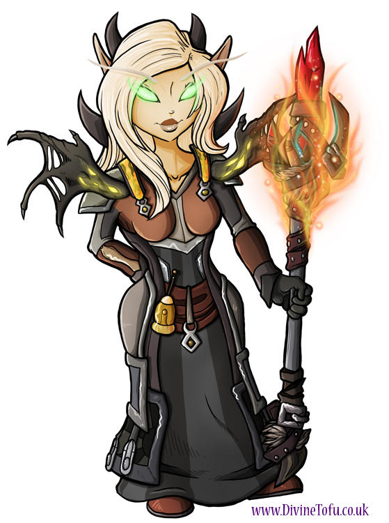 Xodilflife - WoW Chibi Blood Elf Priest by DivineTofu on DeviantArt