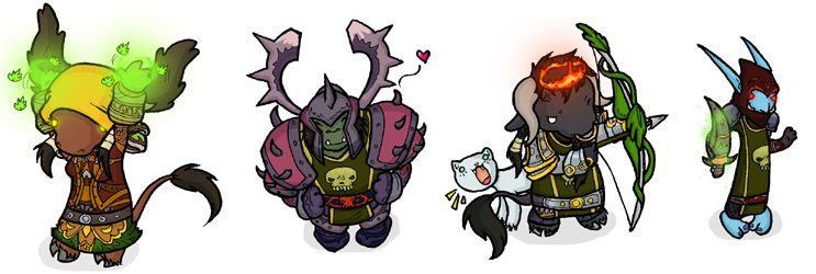 Warcraft Chibis Set1 by DivineTofu on DeviantArt