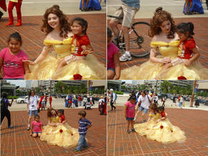 Belle is good with kids!