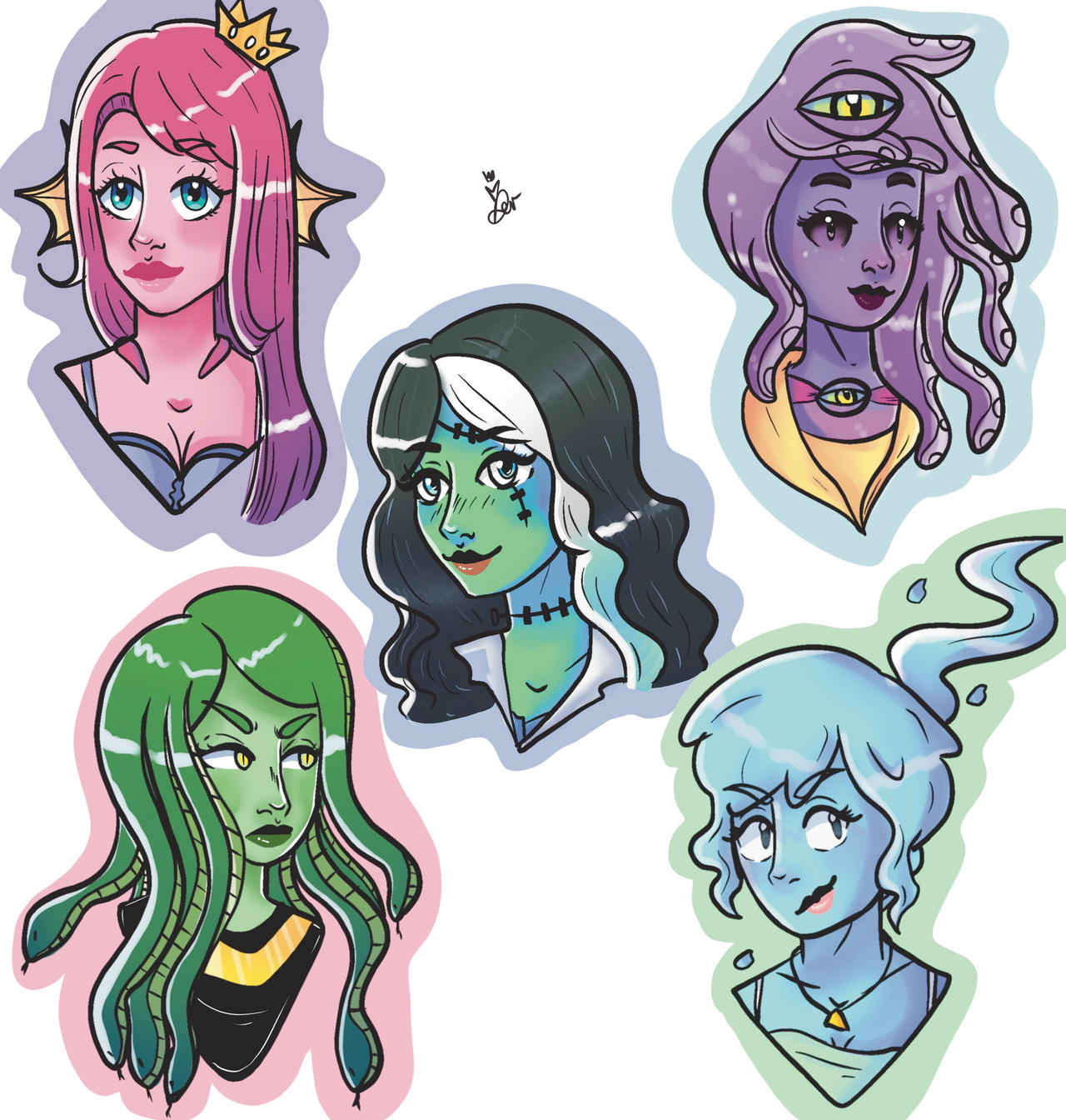 The Girls Of Monster Prom by TheyCallMeDanger on DeviantArt