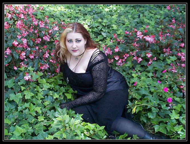 Me in the flowers