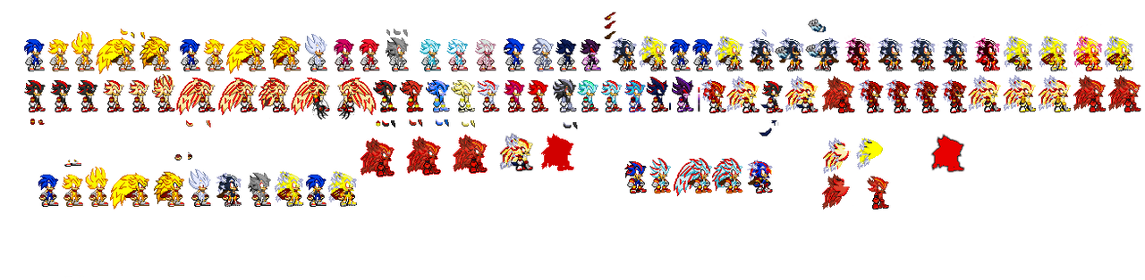 Sonic Forms Comparison By HakinsSonic4029 On DeviantArt