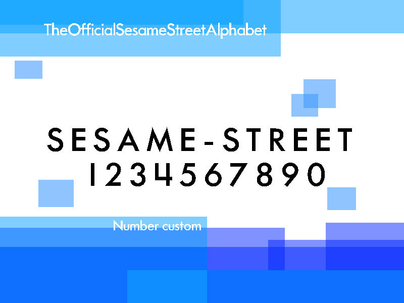 Sesame-Street|Numbers|Font by mfdanhstudiosart on DeviantArt