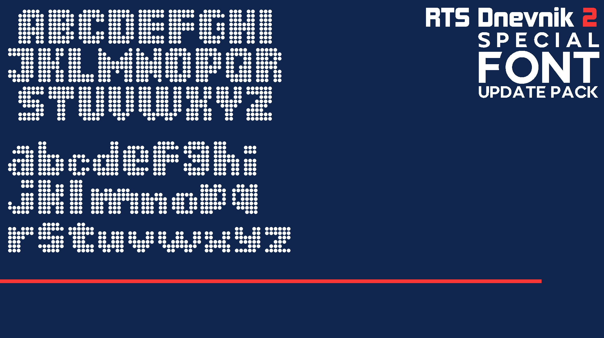 Dnevnik RTS 1979|Verision One - and - Two|Font. by mfdanhstudiosart on ...
