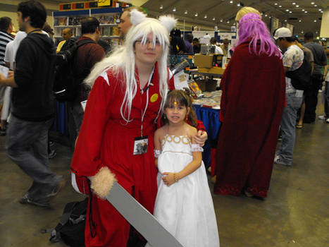 Inuyasha and Chibi Serenity