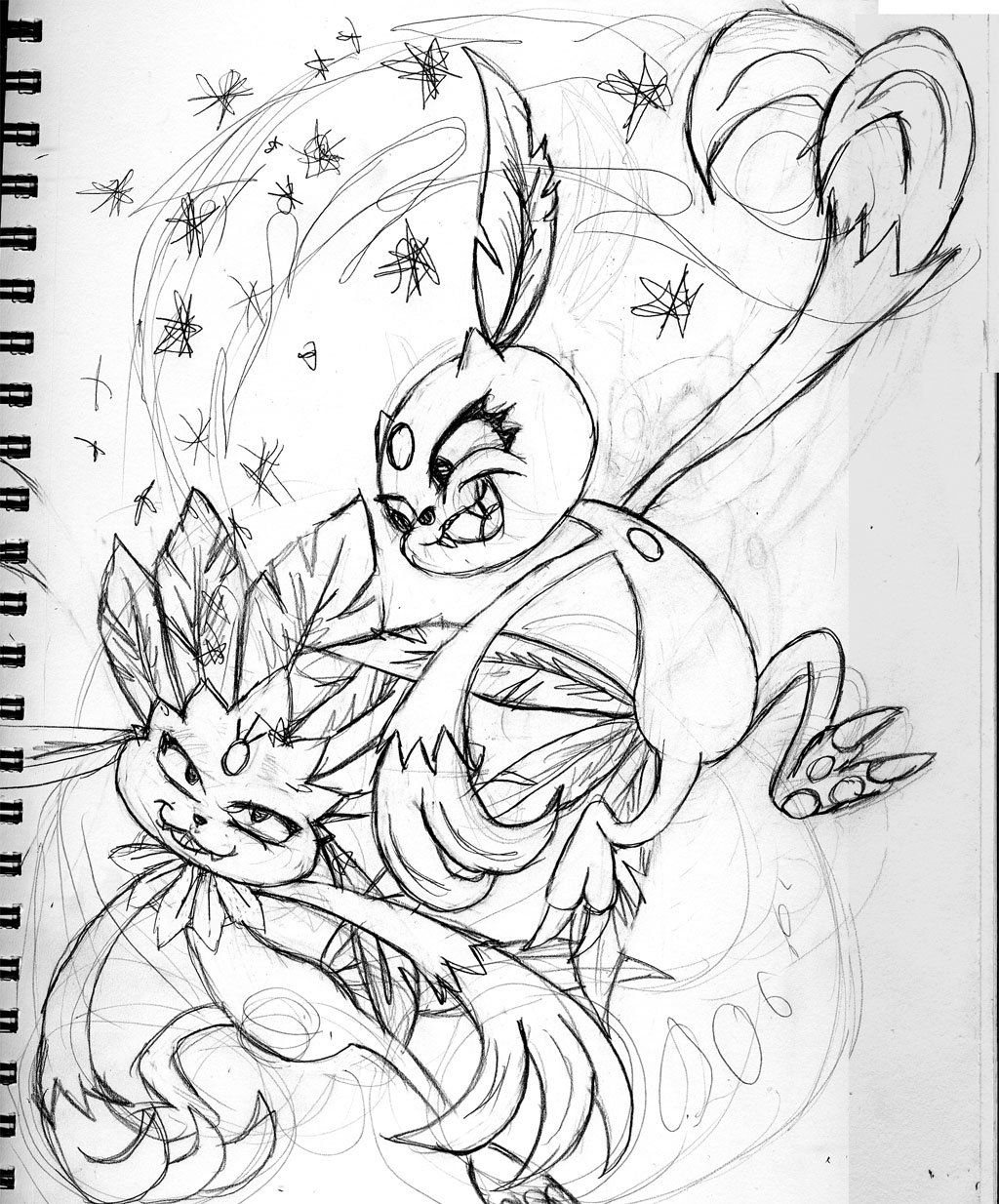 Sneasel and Weavile Frolic