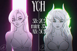 (OPEN SLOT) YCH#27-28 Portrait by RinaZahes