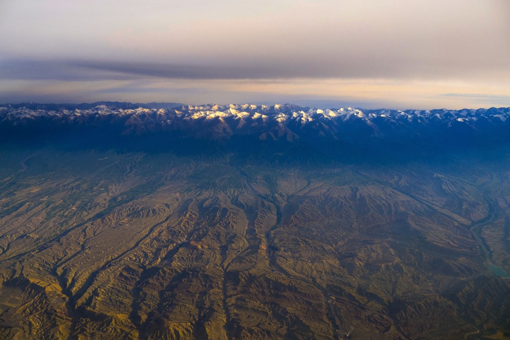 Xinjiang, China from air nP1130177w