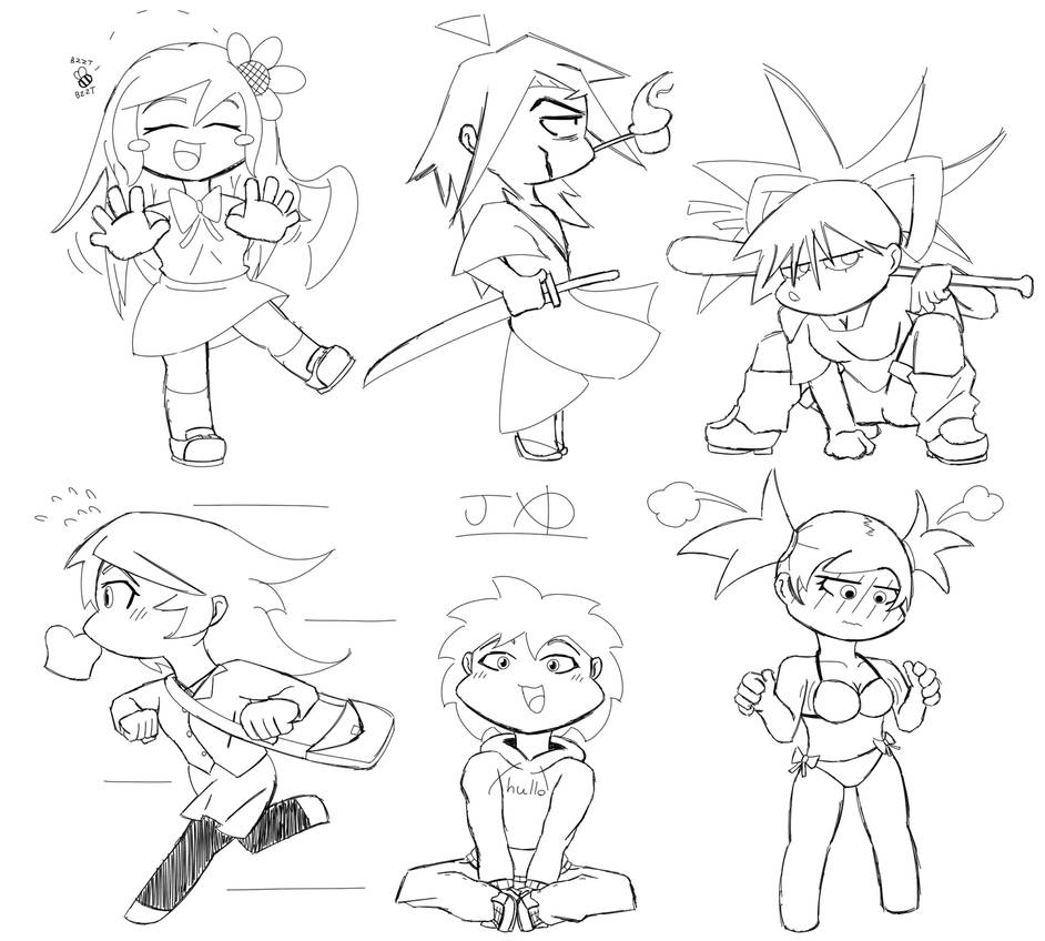 Chubi Style Old drawings of different chibi styles (1 of 3) by SomeGuyNamedJadenXD ...