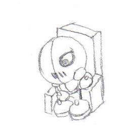 CHIBI Slade on the throne 2005