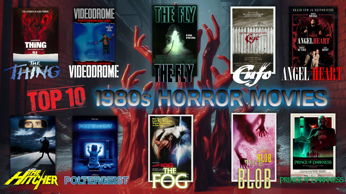TOP 10 1980s HORROR MOVIES by Dave79freeman on DeviantArt