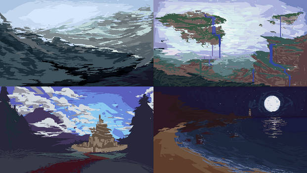 Pixel Landscape Concepts