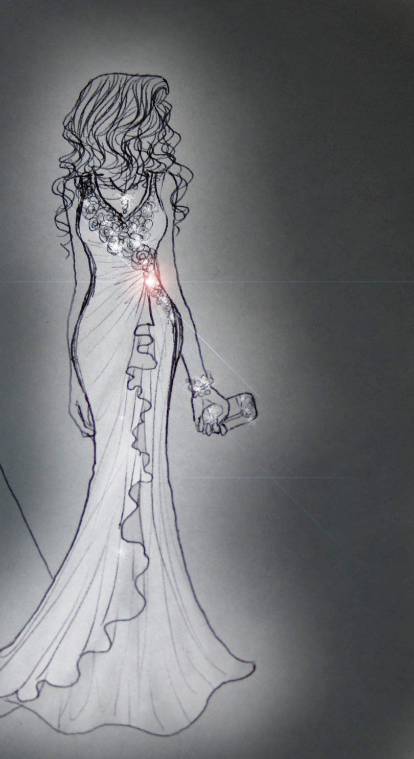 Wedding Dress Sketch by Ammatullah on DeviantArt Wedding Dress Sketch by Ammatullah on DeviantArt