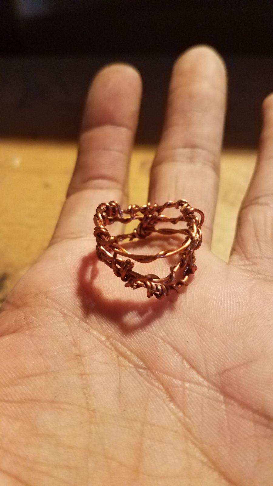 Simple 2025 copper ring