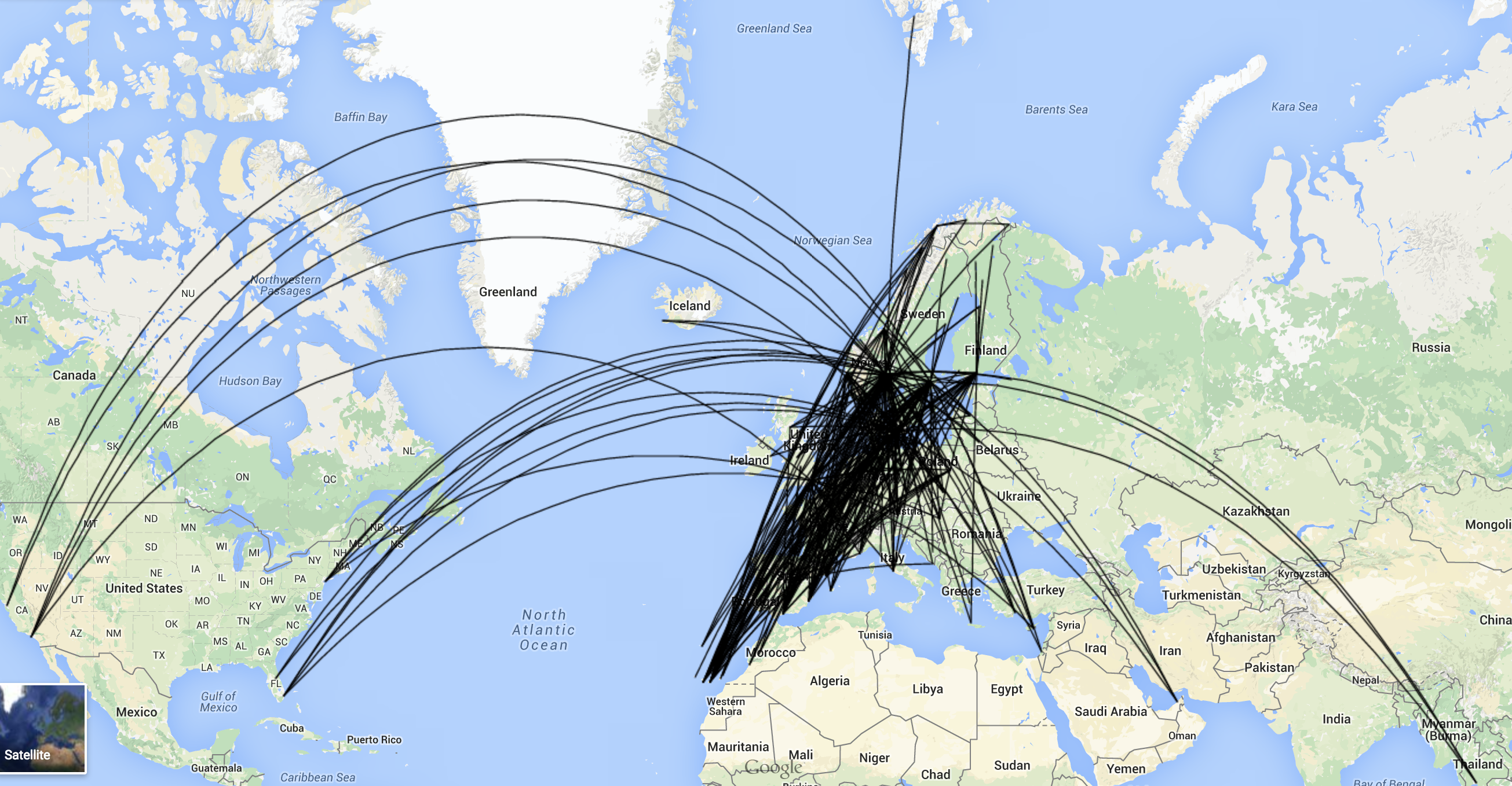 Norwegian Air Shuttle Route Map In March 2015 By Shallonge On Deviantart Norwegian Airlines Flight Map