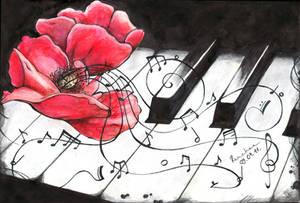 The flower of the music