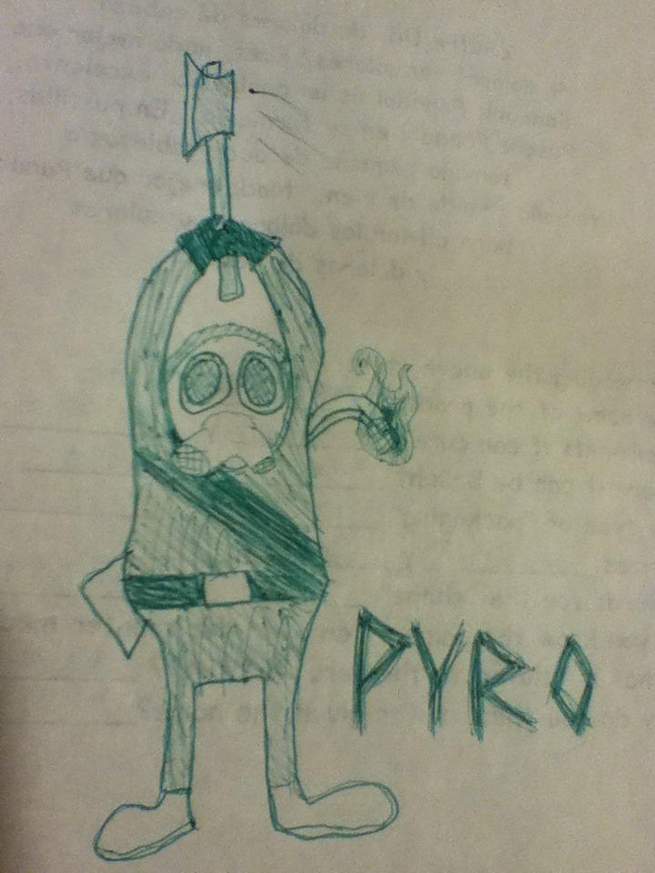 TF2: Green Pyro by KuriGoat on DeviantArt