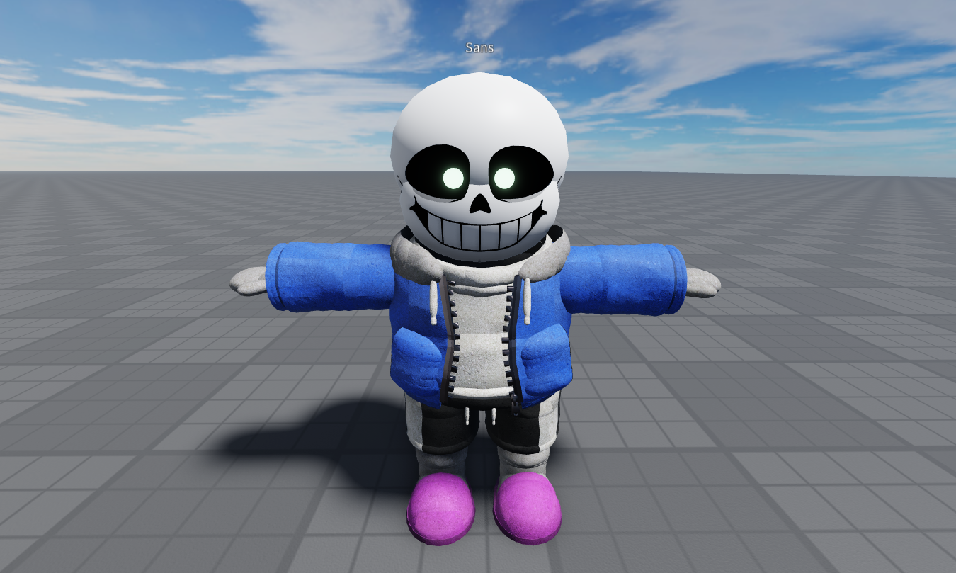 Sans Reference Model sans model by Difuzfr on DeviantArt
