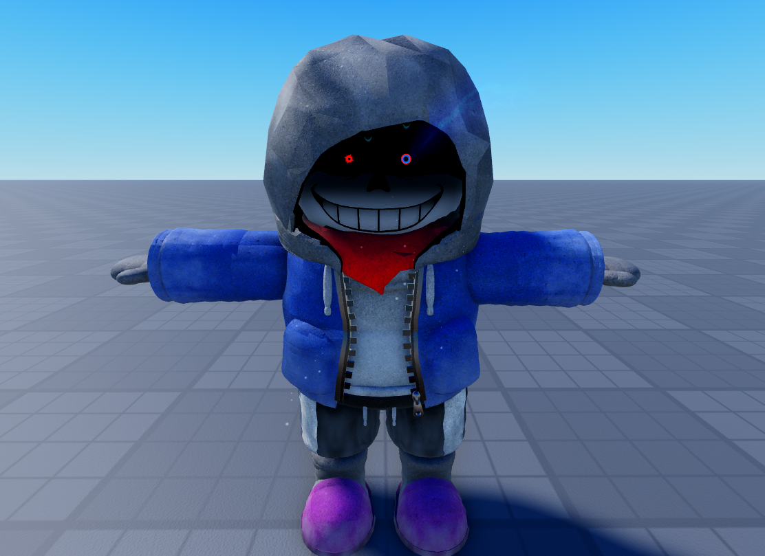 Dust Sans Rig snowdin dust sans model by Difuzfr on DeviantArt