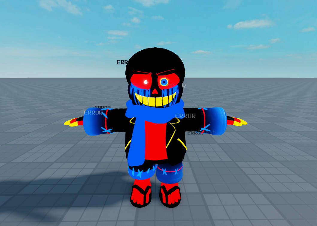 Error Sans R63 error sans model by Difuzfr on DeviantArt