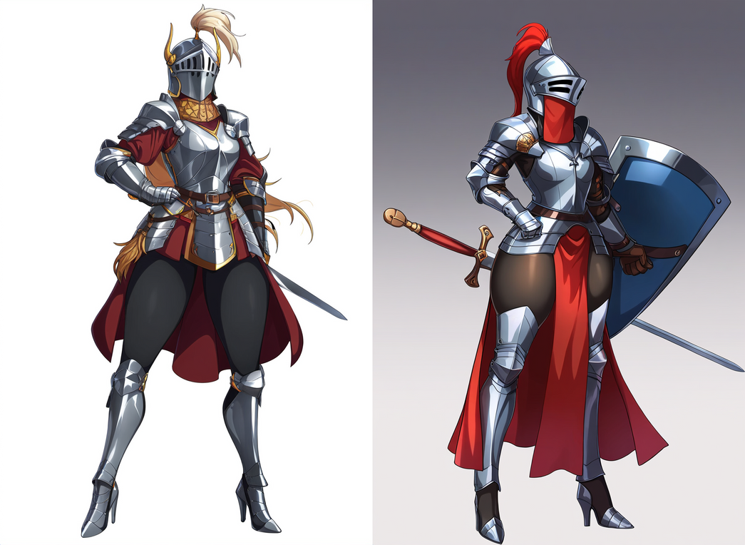 Ladyknights 2 by SAmaster on DeviantArt