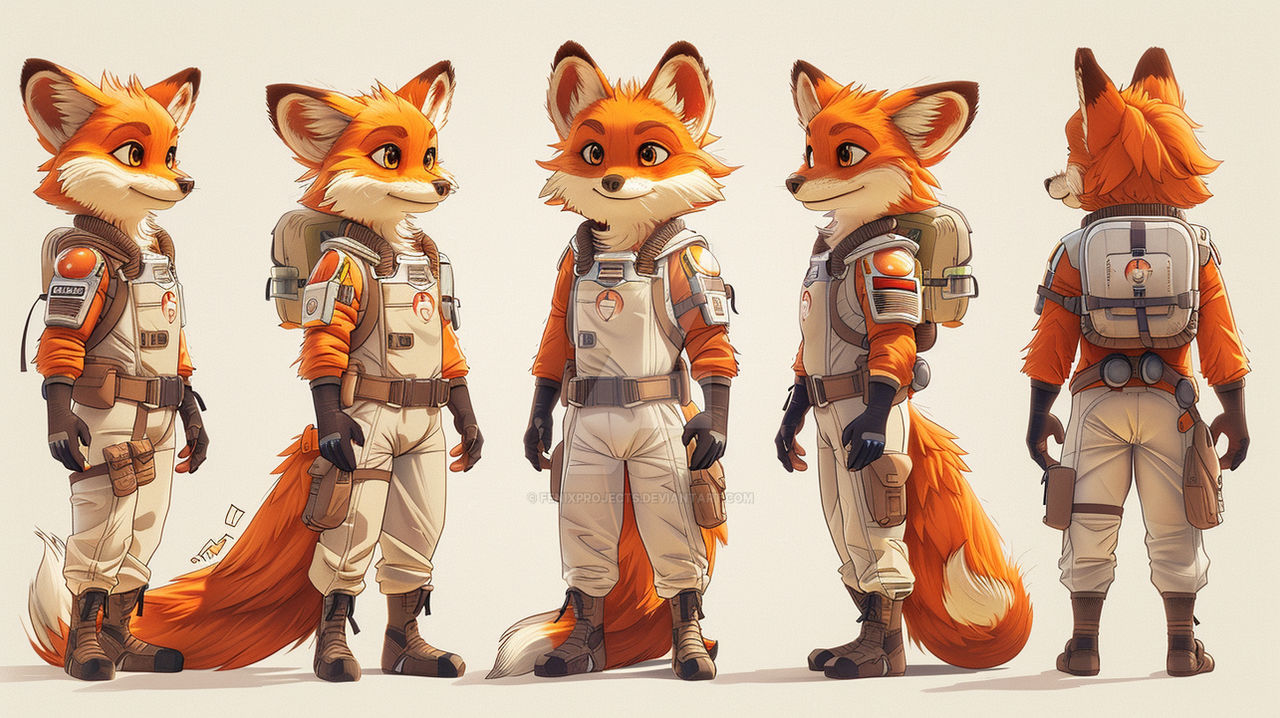 Fictional Fox A young fox character by Fenixprojects on DeviantArt