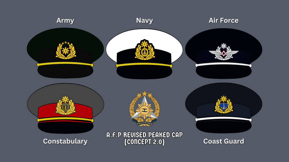 Ph Local Cap Revised Peaked Cap Concept of the Philippines AFP by Metasaurs on ...