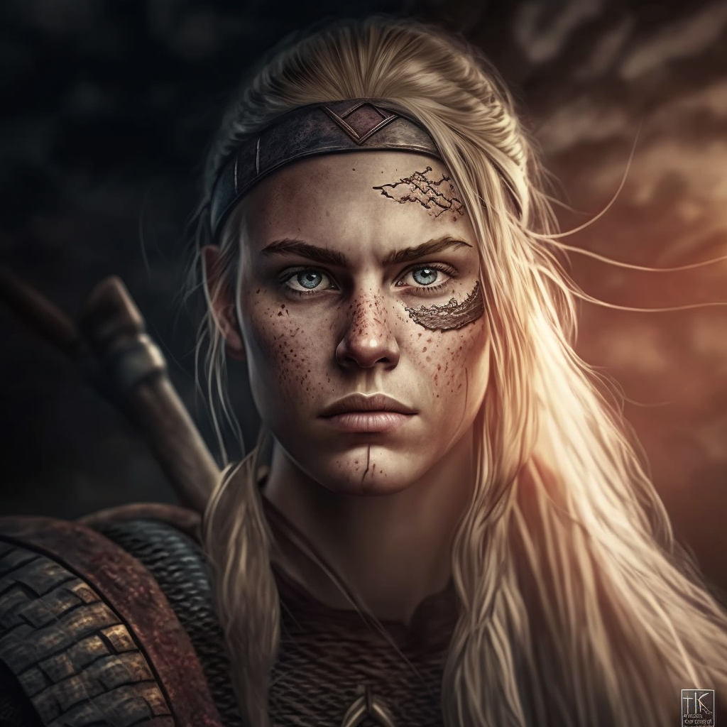 Viking shield maiden Midjourney v4 by hjonesbf3 on DeviantArt