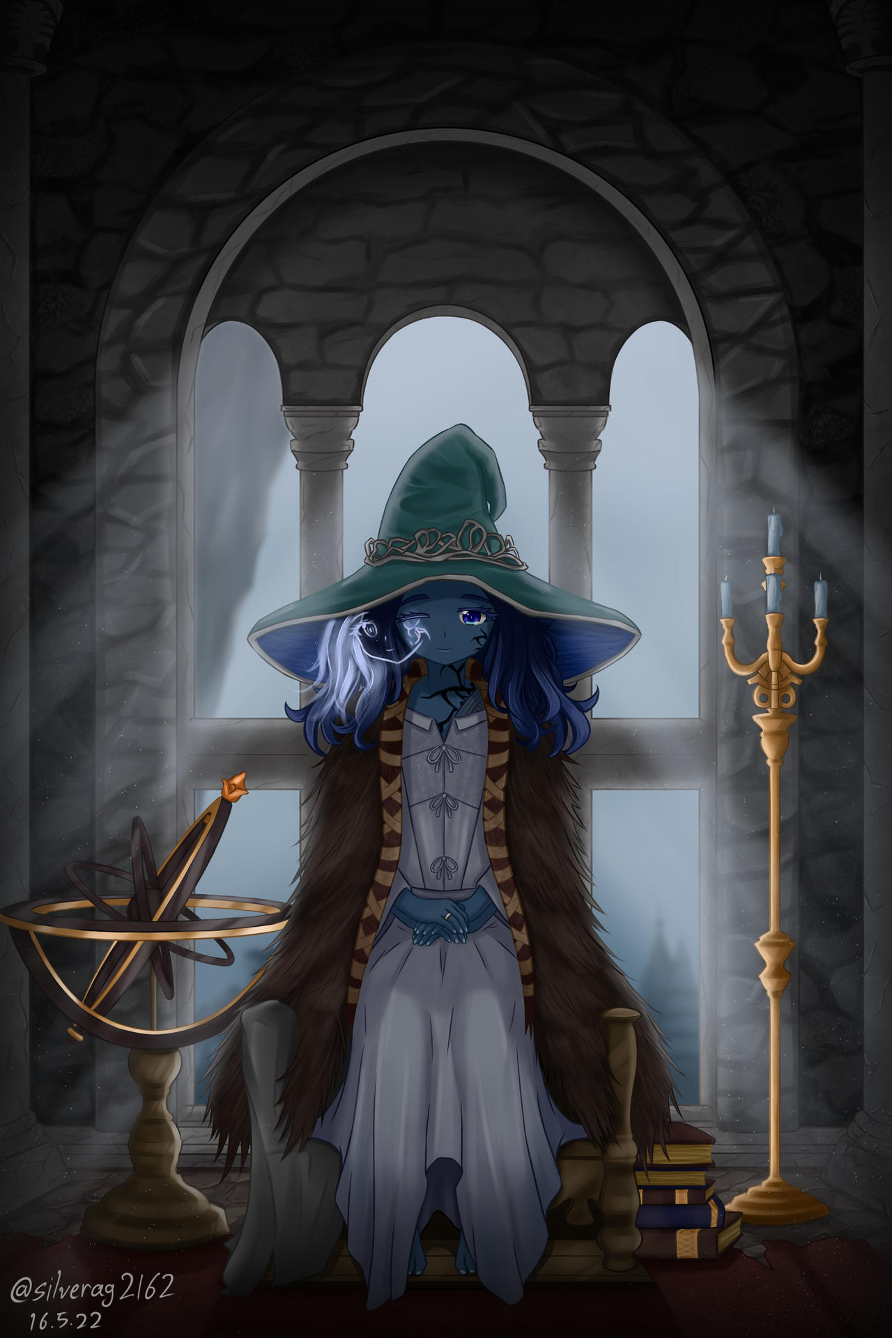 Ranni the Witch, Elden Ring by alexey_stank, Character Art