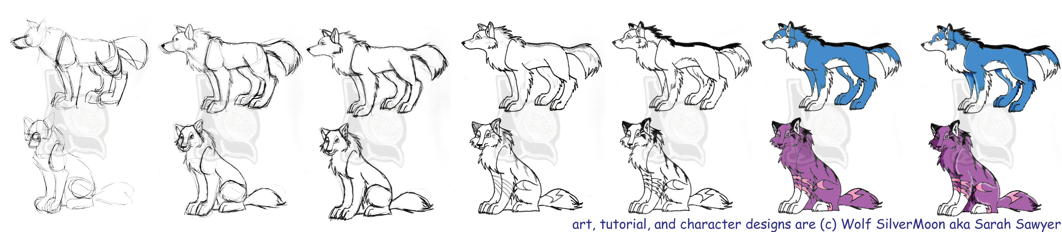 Drawing a Wolf- WSM Style