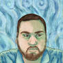 Self Portrait in the style of Van Gogh