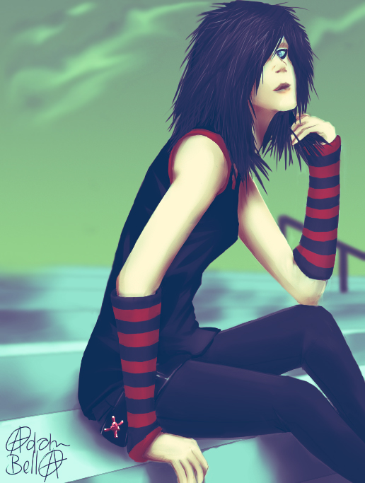 Emo Girl- - by KittyTamonwan on DeviantArt