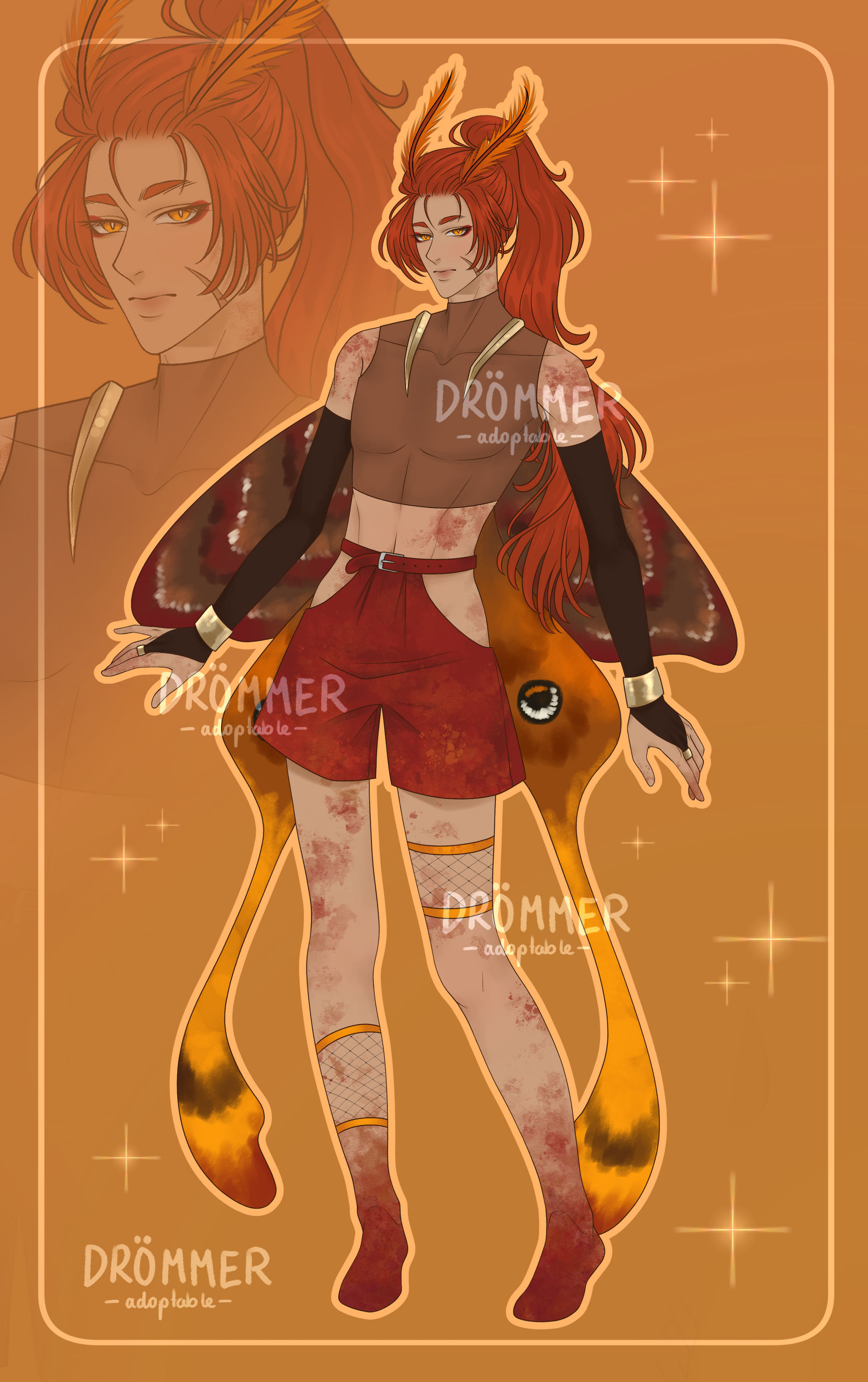 Adopt #004 - Moth boy (CLOSED)