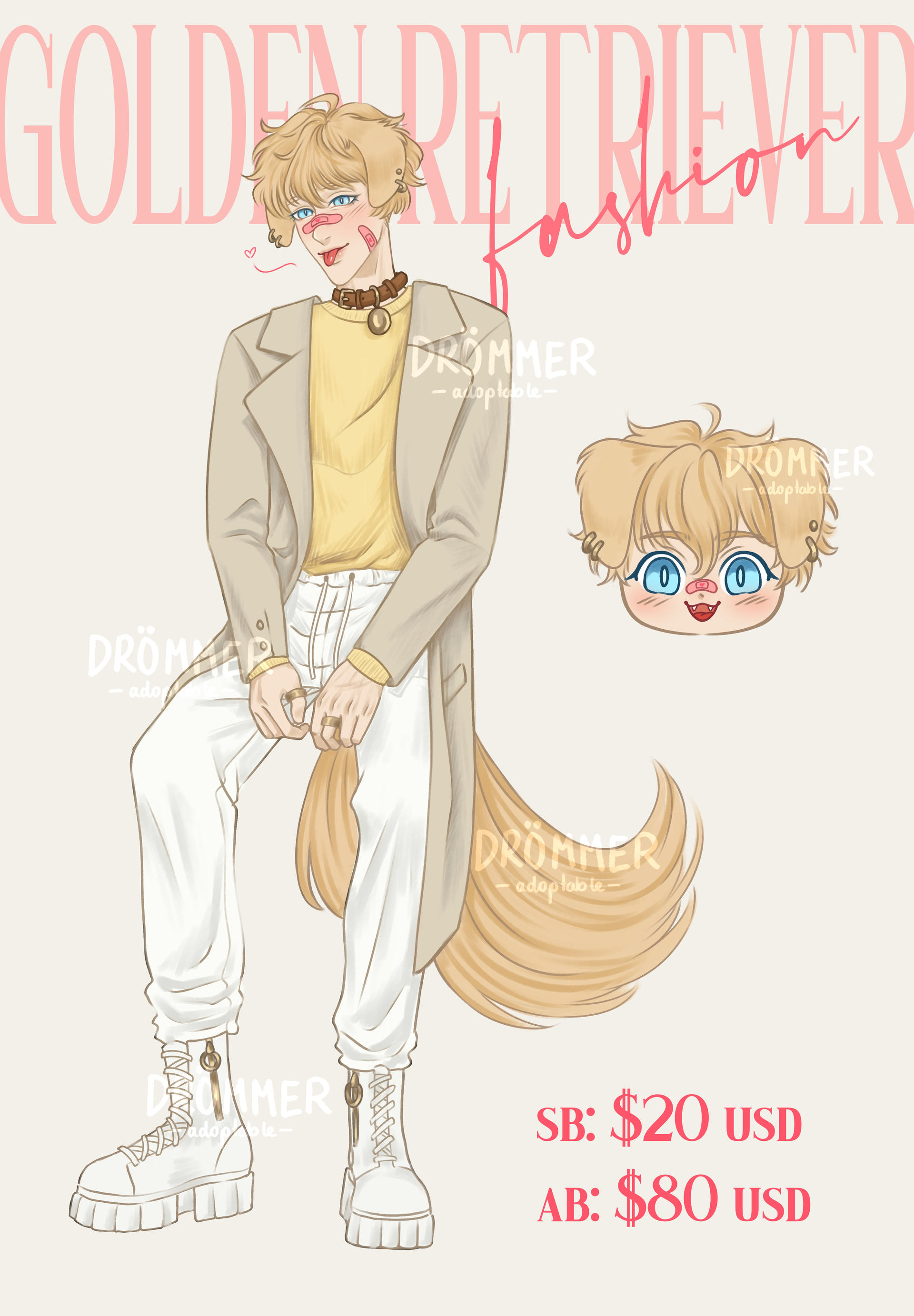 Adopt #023 - Golden puppy