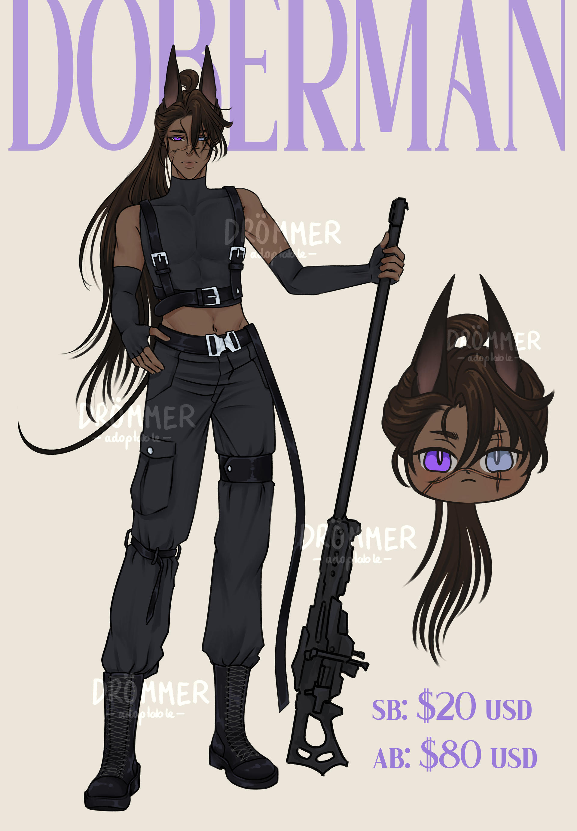 Adopt #023 - Doberman