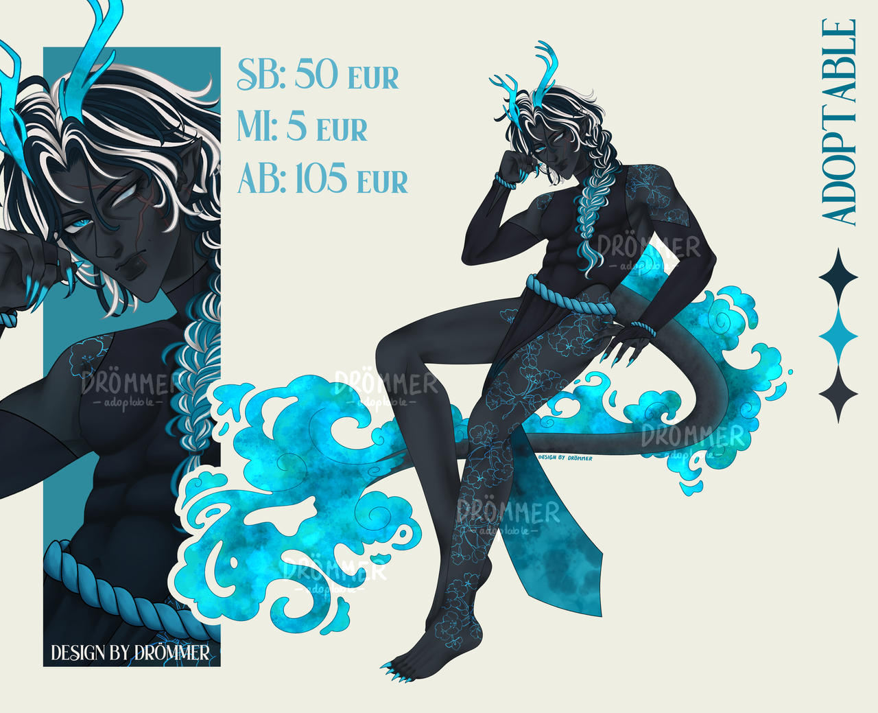 Adopt #068 - Black Dragon (CLOSED)