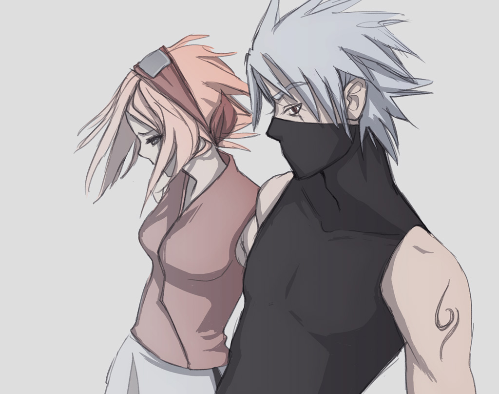 Sakura and Kakashi