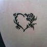 rose heart henna